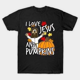 I Love Jesus And Pumpkins Christian Halloween Alternative T-Shirt